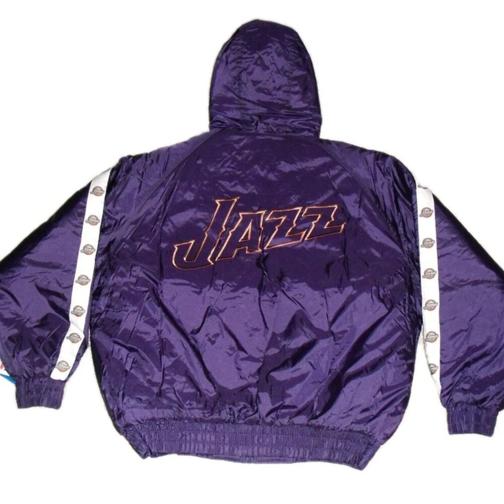 Utah Jazz Vintage 90s Mens Fans Gear Jacket Coat sz. XL Puffer Style New Tags